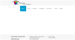 Desktop Screenshot of institut-fuer-sehtraining.de
